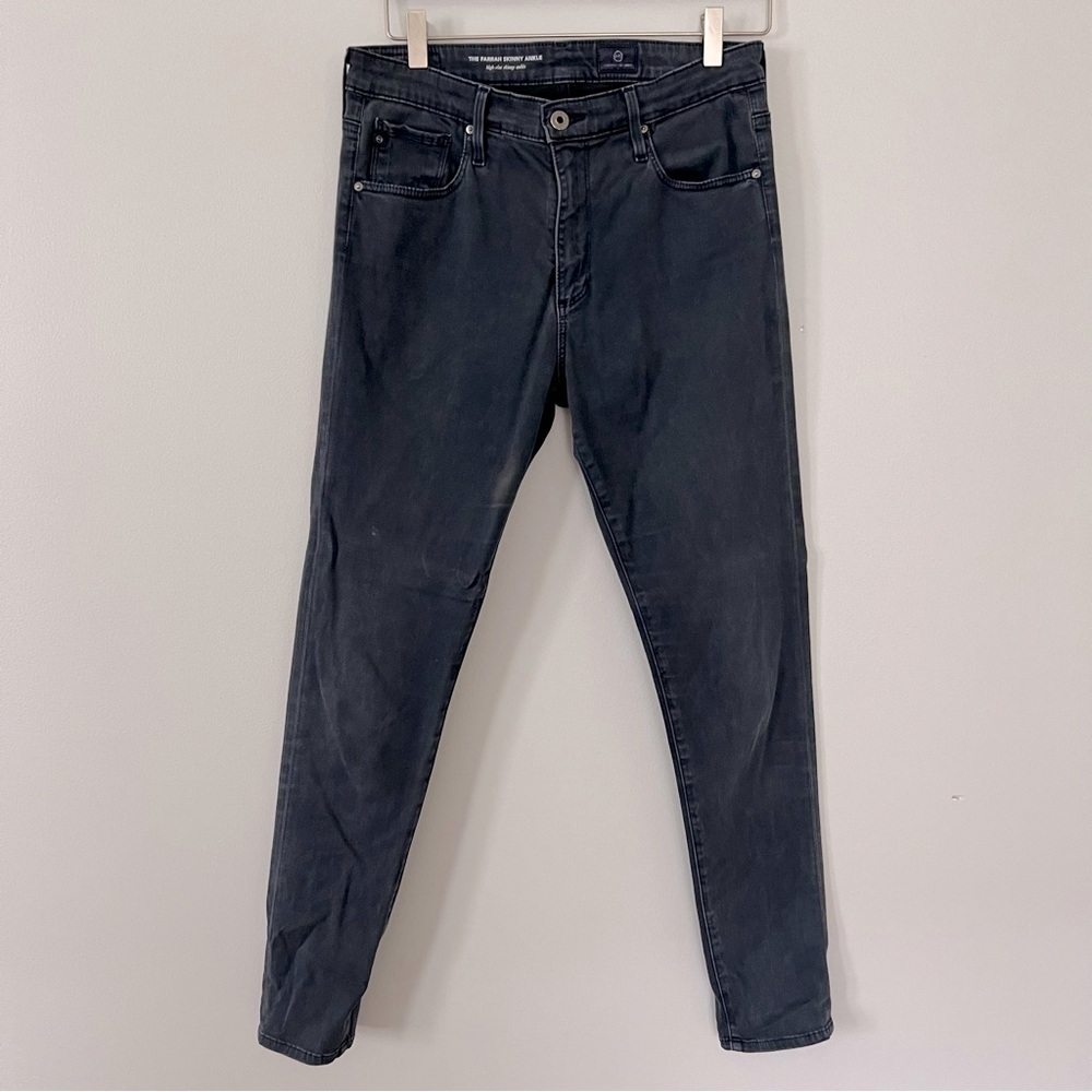 AG Adriano Goldschmied Farrah High Rise Skinny Indigo Dyed Jeans • 29R
